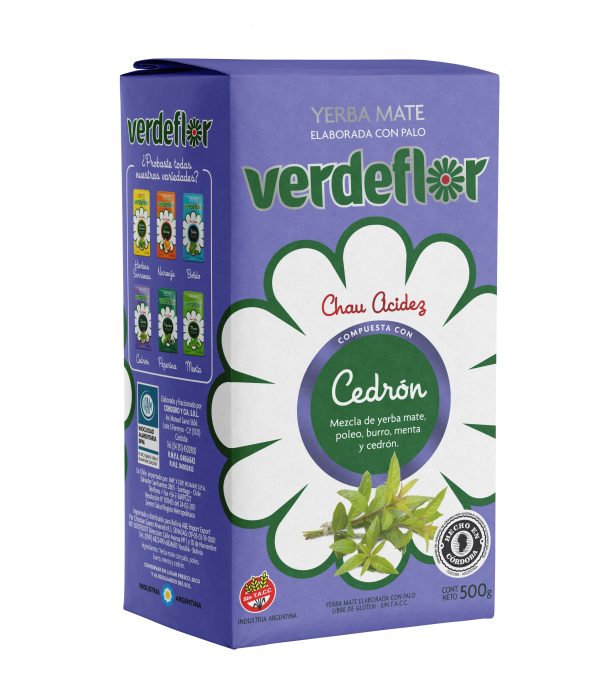 Yerba Mate VERDEFLOR Cedrón (WITHOUT TACC)