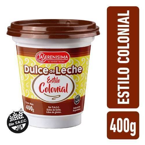 Dulce de leche LA SERENISIMA Colonial (SENZA TACC)