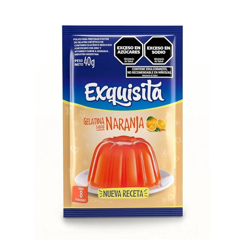 Gelatina EXQUISITA Naranja