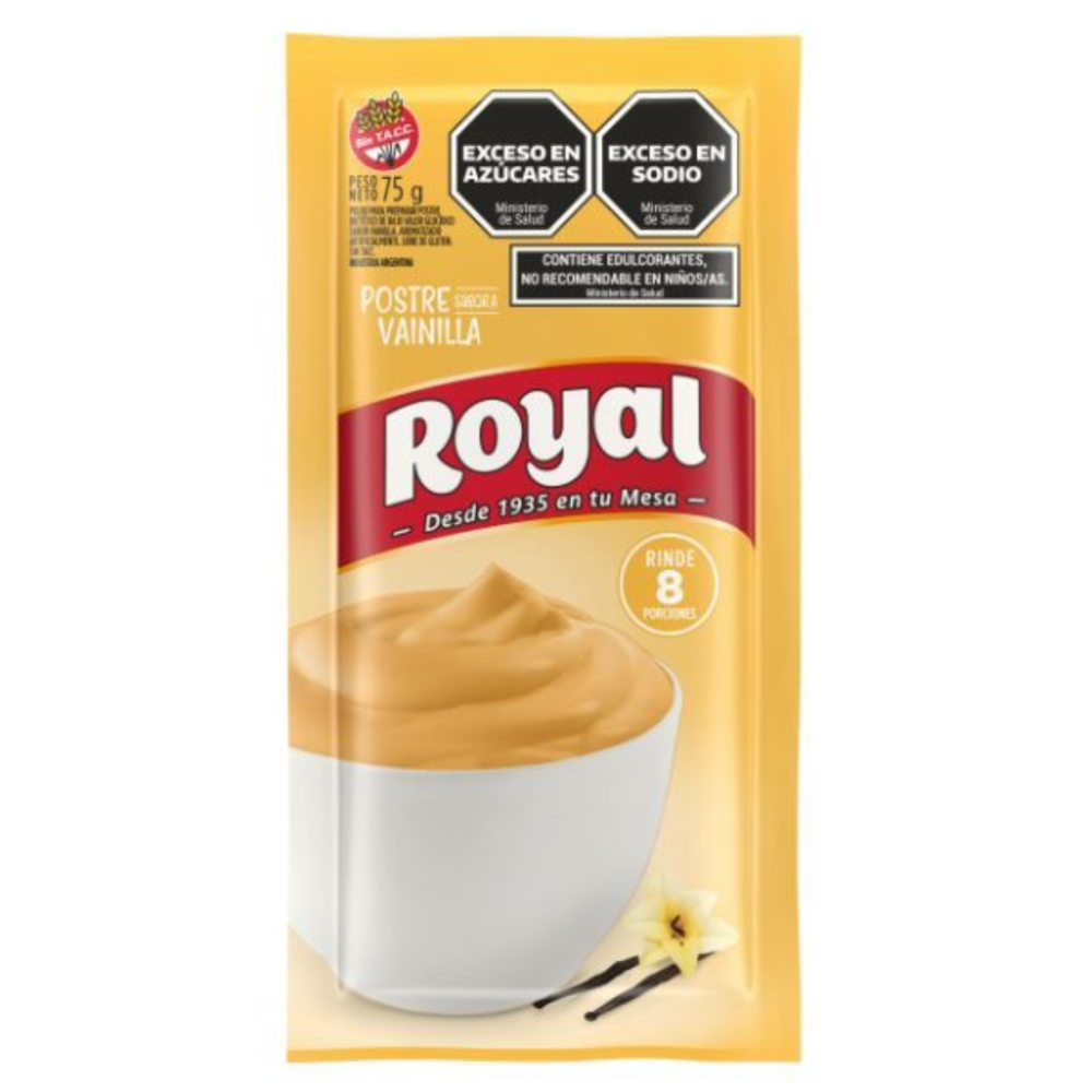 Postre ROYAL Vainilla (SIN T.A.C.C)