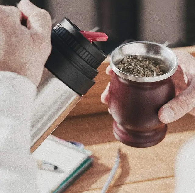1 Liter Stainless Steel Thermos with Mate Spout