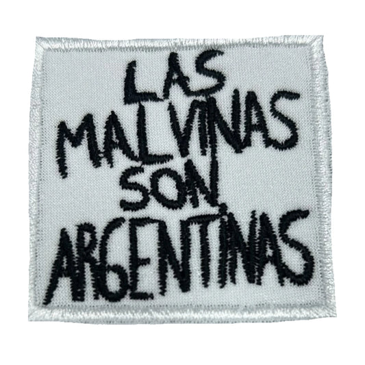 Sticker Bordado LAS MALVINAS SON ARGENTINAS