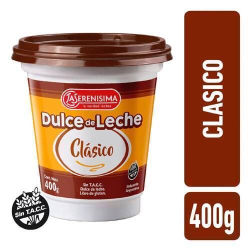 Dulce de leche LA SERENISIMA Clasico (SIN T.A.C.C)