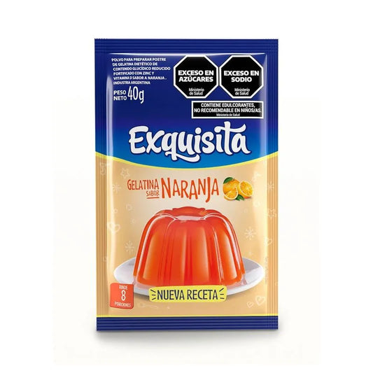 Gelatina EXQUISITA Naranja