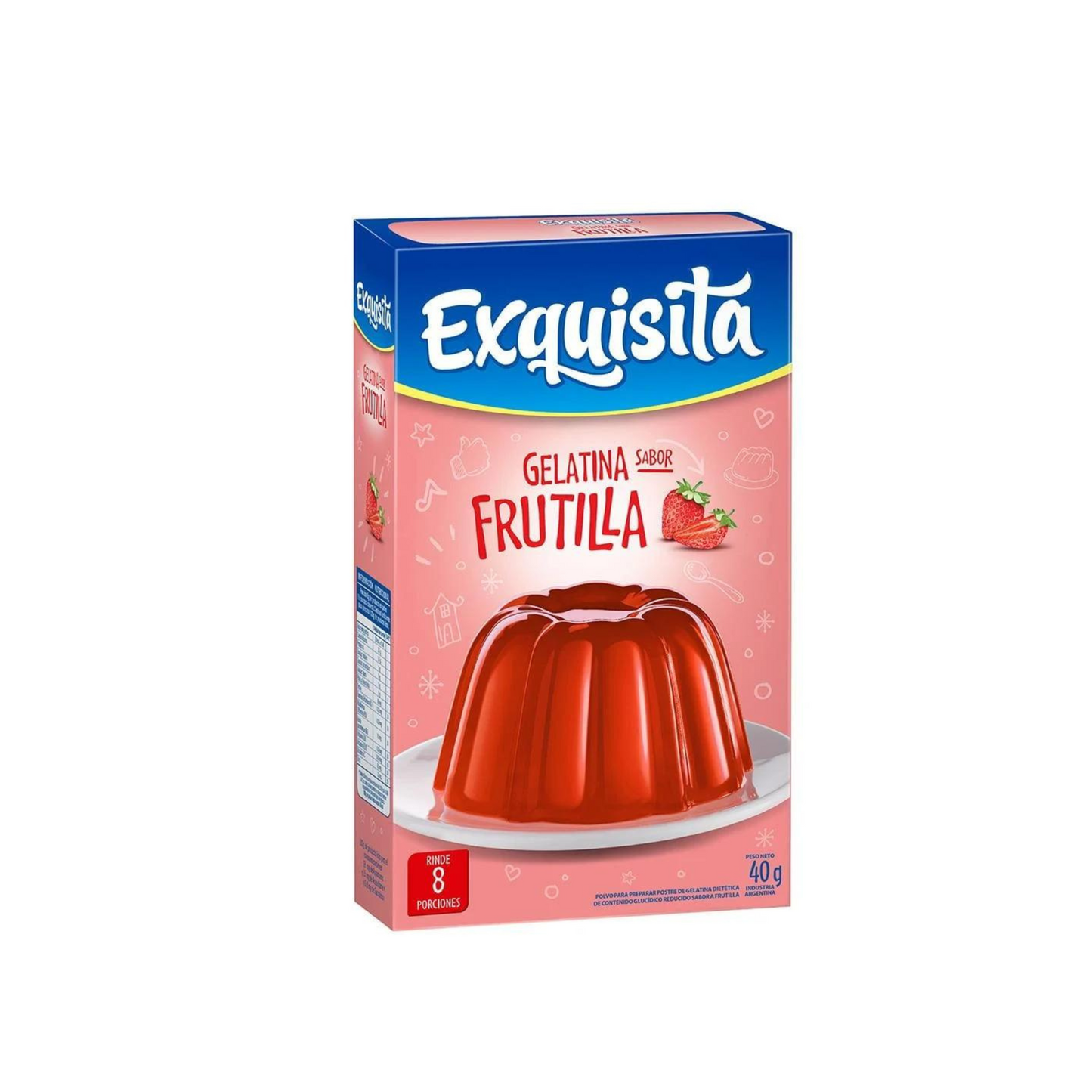 EXQUISITE Strawberry gelatin