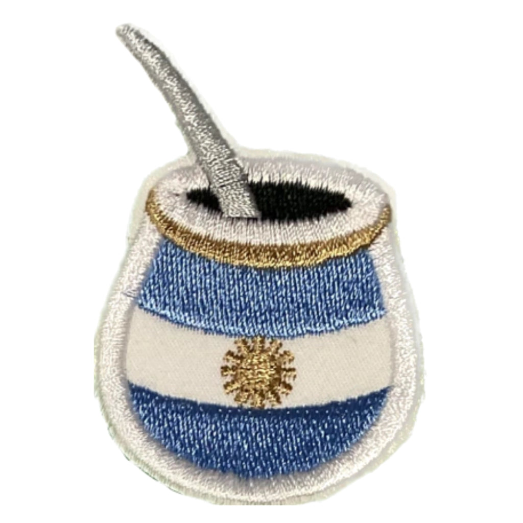 Sticker Bordado MATE BANDERA ARGENTINA
