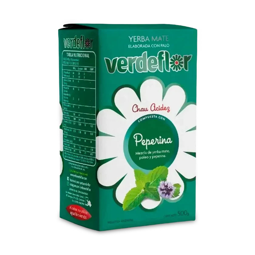 Yerba Mate VERDEFLOR Peperina (SIN T.A.C.C)