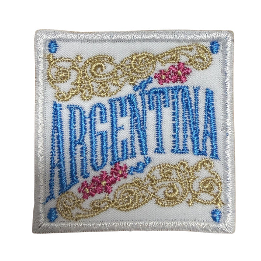Sticker Bordado ARGENTINA FILETEADO