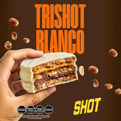Alfajor triple SHOT Chocolate Blanco