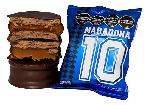 Alfajor MARADONA 10 chocolate