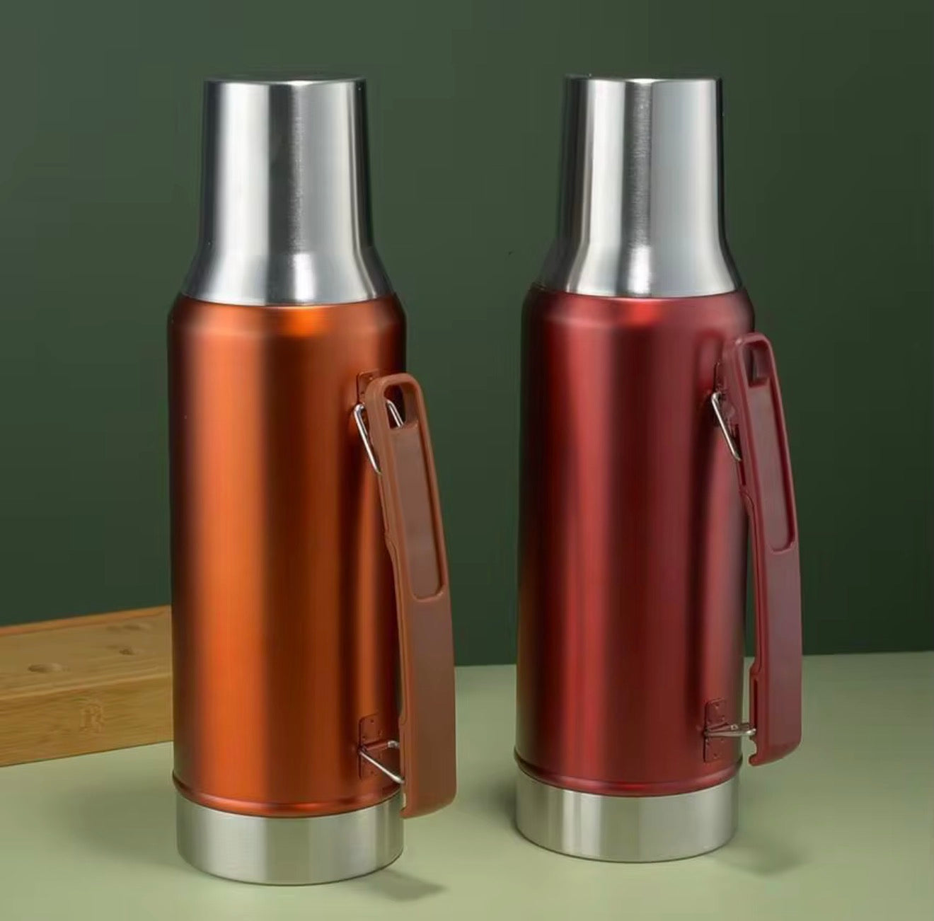 Termo acero inox 1.3 litros ( colores varios )