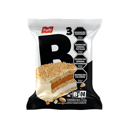 Alfajor B&N Blanco BAGLEY triple