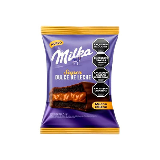 Alfajor Milka SUPER DULCE DE LECHE chocolate