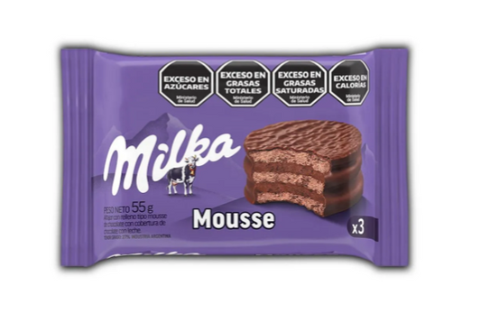 Alfajor Milka Mousse triple