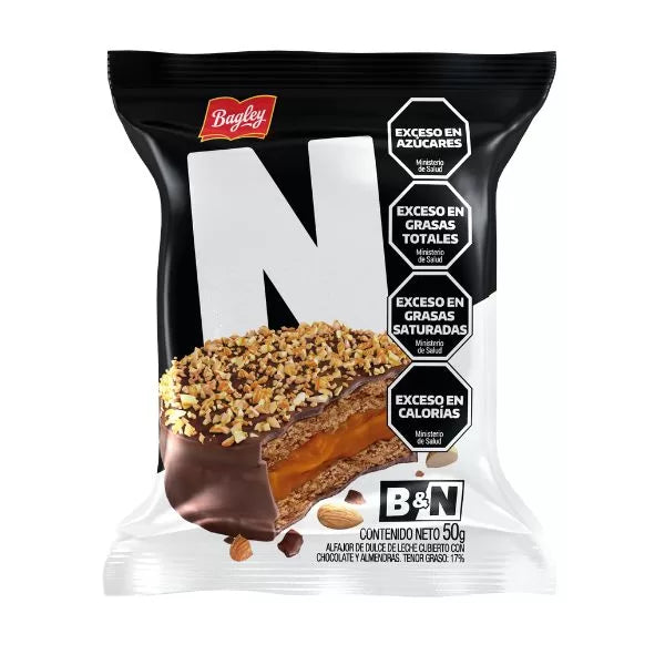 Alfajor B&N Negro BAGLEY triple