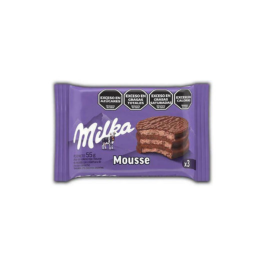 Alfajor Milka Mousse triple